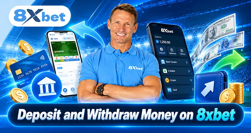 8xbet Deposit and Withdrawal