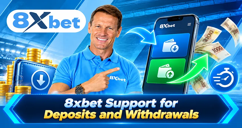 8xbet Support for Deposits and Withdrawals